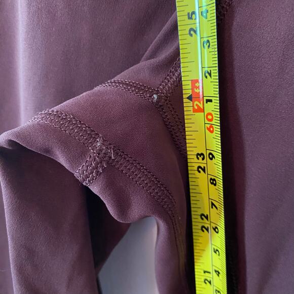 Lululemon Women's size 4 Plum Purple Wunder Under High Rise Tights Cropped Ankle - Picture 10 of 10